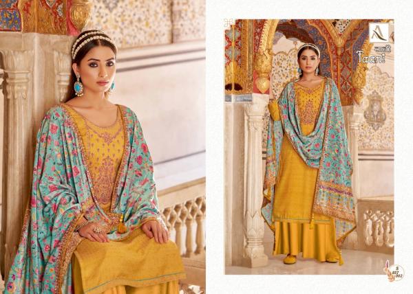 Alok Taani Designer Pashmina Kashmiri Embroidery Salwar 